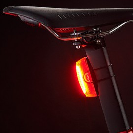 Fanale Posteriore Bici 5 In 1 - Luci Direzione, Freno, Clacson, Allarme, Ricaricabile USB-C