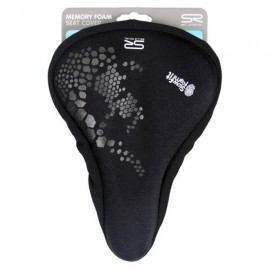 Coprisella In Gel Velo Geltech - Memory Gel Foam, Sella Larga Universale, Colore Nero